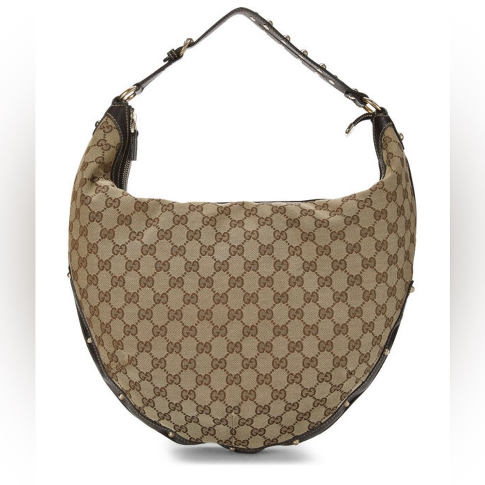 Gucci Original GG canvas Biba Hobo medium bag